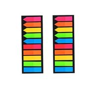 FUVBNQGT Sticky Notes Tabs, 200 Pcs Sticky Notes Flags in 2 Shapes, Mini Page Markers for Page Marking and Recording Inspiration