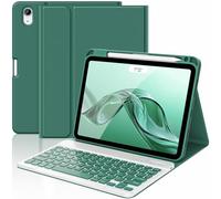 FUWANG Keyboard Case for iPad Air 11 inch (M3 2025 / M2 2024)& Air 5th 4th Generation Case with Keyboard 10.9 inch, Detachable Magnetic Keyboard Cover for iPad Air 11 inch/Air 5th/Air 4th, Green
