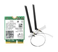 FUWIND 1650i AX201NGW WiFi Card+2x8DB Antenna+Baffle 3000Mbps WIFI6 2.4G/5G Cnvio2 Bluetooth 5.1 WiFi Adapter for Win10/Win11