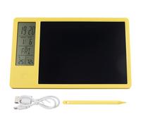 FUWIND Multifunctional Electronic Desk Calendar LCD Handwriting Board with Alarm Clock Humidity Temperature LCD Message Board,B