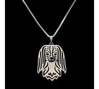 FUWIND necklace pendant jewelry Fashion Pet Dog Necklaces Lovers' Jewelry Phalene Pendant Necklaces Christmas birthday party gifts