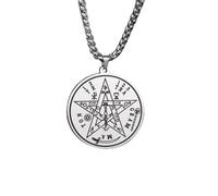 FUWIND necklace pendant jewelry pentagram pendant charm necklace for men talisman pagen amulet vintage jewelry birthday party Gift