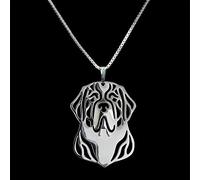 FUWIND necklace pendant jewelry Women's Dog Necklaces Jewelry St. Bernard Necklaces For Lovers Christmas birthday party gifts