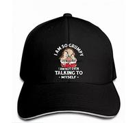 FUWIND Retro Baseball cap I'm Grumpy I Don't Even Dare To Speak Myself Authentic Pop Music Bounce Cap Summer Fitness Printed Sun Hat Gift Birthday gifts