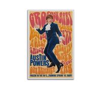 FUWKKZM Austin Powers International Man of Mystery Classic Movie Poster Decorative Painting Canvas Wall Art Living Room Poster Bedroom Painting Unframe-style 20x30inch(50x75cm)