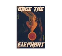 FUWKKZM Cage The Elephant Poster Decorative Painting Canvas Wall Art Living Room Poster Bedroom Painting Unframe-style 16x24inch(40x60cm)