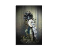 FUWKKZM Cheyenne Dog Soldier Indian Native Poster Decorative Painting Canvas Wall Art Living Room Poster Bedroom Painting Unframe-style 24x36inch(60x90cm)