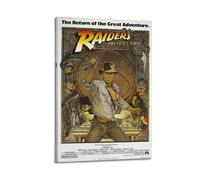 FUWKKZM Indiana Jones Poster Decorative Painting Canvas Wall Art Living Room Poster Bedroom Painting Frame-style 12x18inch(30x45cm)