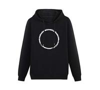 fuwo Hooded Delifhted Planet Dan And Phil Long Sleeve Sweatshirts Black 3XL