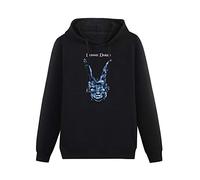 fuwo Hooded Donnie Darko Poster Art Long Sleeve Sweatshirts Black M