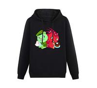 fuwo Hooded Happy Tree Friends 10 Long Sleeve Sweatshirts Black L