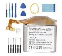 Fuworance 240mAh 3.8V EB-BR830ABY Replacement Battery Compatible with Samsung Galaxy Watch Active 2 40 mm SM-R830 SM-R835 SmartWatch Rechargeable Li-ion Battery High Capacity Long-Lasting Tool Kit