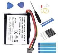 Fuworance 3.7 V 1000 mAh Li-ion Batteries Compatible with Tomtom GPS Go1000, Go1005, Go 4CS0.002.01, Go Live 1000, Go 1000 Regional, Go Live 1005 AHL03711018 + Repair Tool