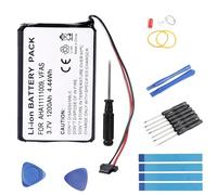 Fuworance 3.7 V 1200 mAh Battery Batteries Compatible with Tomtom GPS Go 60/600/61, Start 60, One 4th Edition, Start 62 XL 30 XL 350 XXL 540 XXL 540s, One XL Europe/Regional AHA11111009 + Repair Tool