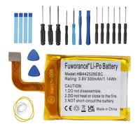 Fuworance 300mAh 3.8V HB442528EBC 1.14Wh Replacement Battery Compatible with Huawei Watch 1st Gen Watch Rechargeable Li-ion Battery High Capacity Fast Charging with Tool Kit