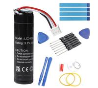 Fuworance 3400mAh 3.7V 12.24Wh Replacement Battery Compatible with Petzl Nao/Nao+ Plus Headlamp Rechargeable Lithium-ion Battery High Capacity Fast Charging with Repair Tool Kit
