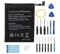 Fuworance 3400mAh 3.82V HB396285ECW Replacement Battery Compatible with Huawei Honor 10/ P20 COL-AL10, COL-L29, COL-L19, EML-L09, EML-L09C, EML-L29, EML-AL00 Mobile Phone Li-ion Battery with Tool Kit