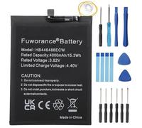 Fuworance 4000mAh 3.82V HB446486ECW Battery Compatible with Huawei P Smart Z/nova 5i/Honor 9X Pro/Enjoy 10 Plus/Y9 Prime 2019/P20 Lite 2019 STK-L21, STK-L22, STK-LX3 Phone Li-Polymer Battery +Tool Kit