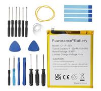 Fuworance 4120mAh 3.85V C11P1609 Replacement Battery Compatible with Asus ZenFone 4 Max, 3 Max Dual SIM 5.5, ZC553KL, ZC520KL, Z00DDA, X00DDA, 1ICP5/65/80 Smartphone Lithium Polymer 15.48Wh Battery