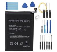 Fuworance 5000mAh 3.87V BN5A Replacement Battery Compatible with Xiaomi Poco M3 Pro 5g/Redmi Note 10 5G M2103K19PG, M2103K19PI, M2103K19PY, M2103K19G, M2103K19C Smartphone Mobile Phone Battery+Tools