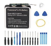 Fuworance 530mAh 3.87V HB572728EFW Replacement Battery Compatible with Huawei Watch GT3 Pro 46mm ODN-B19 FRG-B19 Watch Smartwatch Li-ion Battery +Tool Kit