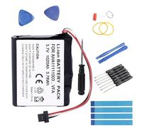 Fuworance GPS Battery Compatible with Tomtom Go 500, Start 60 M Europe Traffic, Start 60 EU 4EN62, Via 1605, 4EN6.001.02, 4EN62, AHA11111003, VFA + Repair Tool 1020 mAh Batteries