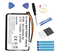 Fuworance Li-ion Battery 3.7 V 1100 mAh Compatible with Garmin GPS Drive 50 LM, Drive 51LMT-S, DriveSmart 5 LMT, Nuvi 30, Nuvi 50LM, Nuvi 52, Nuvi 52LMT, Nuvi 55LMT 361-00056-00 + Repair Tool