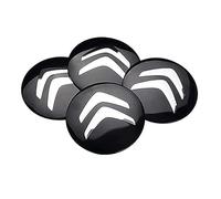 FUWUDI 4 Pcs Wheel Center Cap Sticker for Citroen C1 C2 C3 C4 C6 C8 56mm, Wheel Trim Sticker, Badge Emblem Decal, Hub Caps Wheel Stickers, Stickers for Hub Caps,B