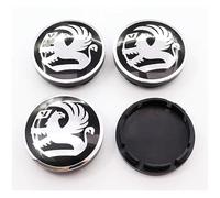 FUWUDI 4Pcs Car Hub Centre Caps for Vauxhall Corsa Astra Grandland Insignia Mokka Movano Vivaro Zafira 56mm, ABS Plastic, Alloy Steel, Black