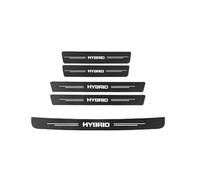 FUWUDI 5PCS Car Door Sill Protector Strips, Carbon Fiber Threshold Protective Film for Toyota Prius Camry Rav4 yaris Crown Auris Hybrid, Kick Plate Cover Sticker, Door Edge Protection Decorate