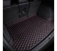 FUWUDI Rear Trunk Mat Cargo Liner, Car Leather Boot Mats for BMW 1er F40 118i 118d M Sport 2018-2023 2024, All Weather Floor Mats, Boot Liner Interior Accessories,Black Red