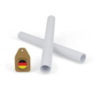 FUX Pipe Cover, Pack of 2, 15-18 mm, 200 mm, White, Plastic, Heating Pipe Insulation