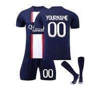 FUXINGHUAYA Football Kits for Boys Girls 24/25 Home/Away Kids Football Jersey Men Personalised Football Kit Youth Trainshirts Jersey Football Suit Soccer Jersey Shorts Set Fans Gift