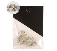 FUXIU 10Pcs 3D Nails Art Charms Sparkles Nail Rhinestones Gems Crystals,Nails Art Decorations Metal Nail Studs Nail Jewelry