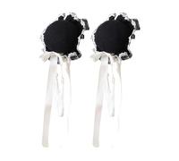 FUXIU 1pair Hair Bun Shape Hairpins for Girl Anime Role Play in Halloween Chinese Style Hair Clip for Woman Ponytail Hair Clip