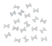 FUXIU 50x/Set 3D Nails Art Charms Sweet Resin Bowknot Nail Charms Nail Supplies Nails Art Decoration for Party Wedding