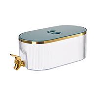 FUXIU Faucet Cold Kettle with Lid 5.3L Fruit Tea Refrigerator Freezing Dispenser