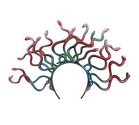 FUXIU Greek Mythology Inspired Ancient Snake Headband Halloween Headwear Unique Headpieces Fashion Accessory for Women