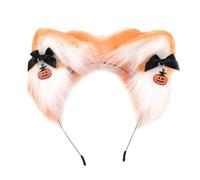 FUXIU Halloween Hair Hoop Vampires Demons Wolf Ears Headbands Adjustable Size Headgear for Adults Men and Women