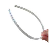 FUXIU Plain Headbands Eye-catching Tooth HairBand Clear Invisible Wide/Thin Hairband For Crafting Hair Hoop Styling Clear Headbands For Women