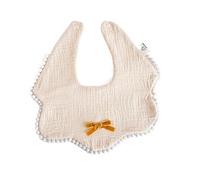 FUXIU Soft Bibs Newborns Drooling Apron Baby Burp Cloth Strong Absorbent Feeding Bibs 4 Layer Waterproof Baby Bibs