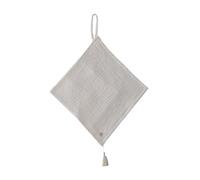 FUXIU Versatile Heart Pattern Burp Cloths for Infants Waterproof Baby Spit-up Cloth Gentle Newborn Square Bibs for Boys Girls