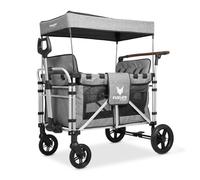 FUXLIFE XL Handcart FX-CTXL900 | Premium Grey | Foldable 4-Seater | UV Canopy | Suspension Wheels
