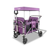 FUXLIFE XL Handcart FX-CTXL900 | Purple | Foldable 4-Seater | UV Canopy | Suspension Wheels
