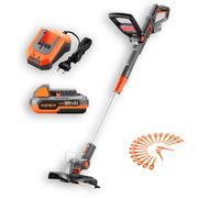 FUXTEC 20V Cordless Grass Trimmer FX-E1RT20 SET - Lightweight Battery Trimmer with 2Ah Battery & 2.4A Charger