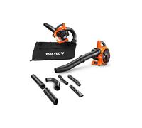 FUXTEC petrol leaf blower - 26cc - 4in1 - blowing-vacuum-shredder-function + collection bag
