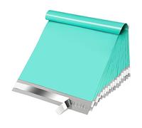 Fuxury 10x13 200 Pcs Teal Poly Mailers Shipping Envelopes, Self-Sealing Envelopes, Boutique Custom Bags, Enhanced Durability Multipurpose Envelopes, Keep Items Safe & Protected