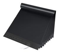 Fuxury 10x13 Inches 100pc Black Poly Mailers Shipping Envelops Self Sealing Envelopes Boutique Custom Bags Enhanced Durability Multipurpose Envelopes Keep Items Safe Protected