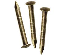 FUXXER® 200x Antique Brass Design Nails Furniture Construction Vintage Bronze 8x1mm