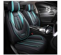 FUXZSV car seat covers are suitable for Dacia Duster Sandero Logan Dodge Challenger Nitro Caravan Calibre Journey Ram Rampage automotive products/leather,Black and green